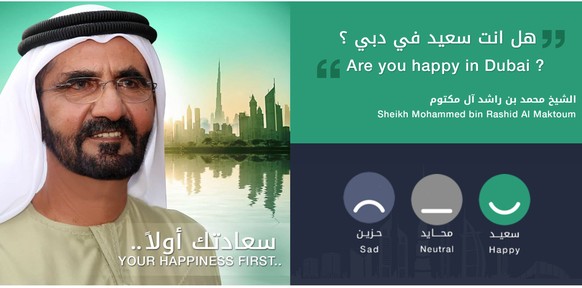 This screen grab taken from the Dubai Police website, shows a photo of Sheikh Mohammed bin Rashid Al Maktoum, the Vice President and Prime Minister of the United Arab Emirates, and Ruler of Dubai, wit ...