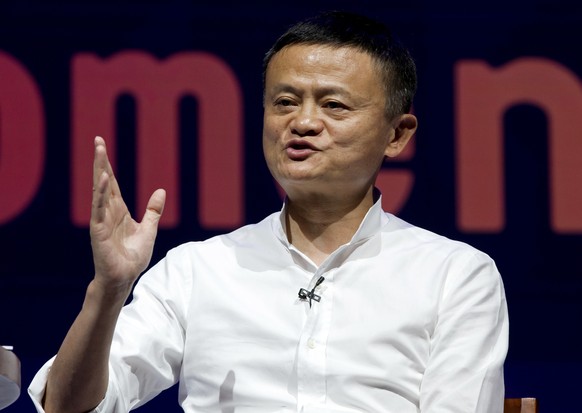 FILE - Chairman of Alibaba Group Jack Ma speaks during a seminar in Bali, Indonesia on Friday, Oct. 12, 2018. (AP Photo/Firdia Lisnawati, File)
Jack Ma