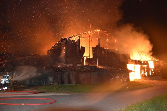 Samstag, 16. April 2022: Brand in Kriegstetten.