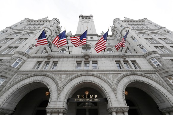 FILE - The Trump International Hotel at 1100 Pennsylvania Avenue NW, is seen in Washington. The Trump Organization said ,Wednesday, May, 11, 2022, that it has completed the sale of rights to run the h ...