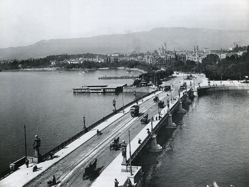 Die Quaibrücke 1900.