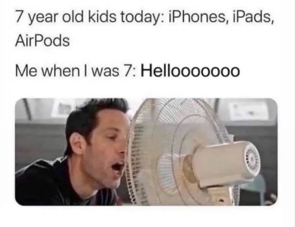 Technologie Kids heute im Picdump