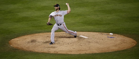 San Francisco Giants Pitcher Madison Bumgarner wird zum MVP gewählt.