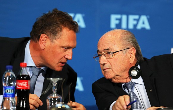 Liessen sich grosszügig entschädigen: Jérôme Valcke und Sepp Blatter.&nbsp;