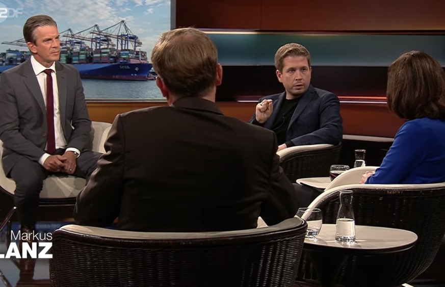 Bei «Markus Lanz» fliegen wegen dem fragwürdigen Hafen-Deal mit China die Fetzen