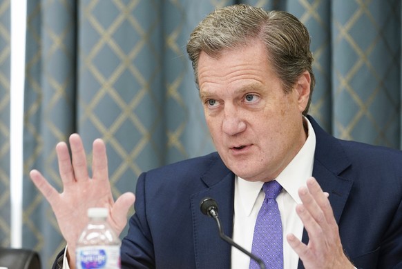Rep. Mike Turner, R-Ohio, asks question during a House Intelligence Committee hearing on Commercial Cyber Surveillance, Wednesday, July 27, 2022, on Capitol Hill in Washington. (AP Photo/Mariam Zuhaib ...