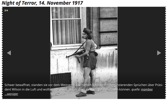 Morgen ist der Weltfrauentag – so erreichte der Feminismus die Schweiz
Hoppla

WII Frankreich mit
14.11.1917 USA
verwechselt.