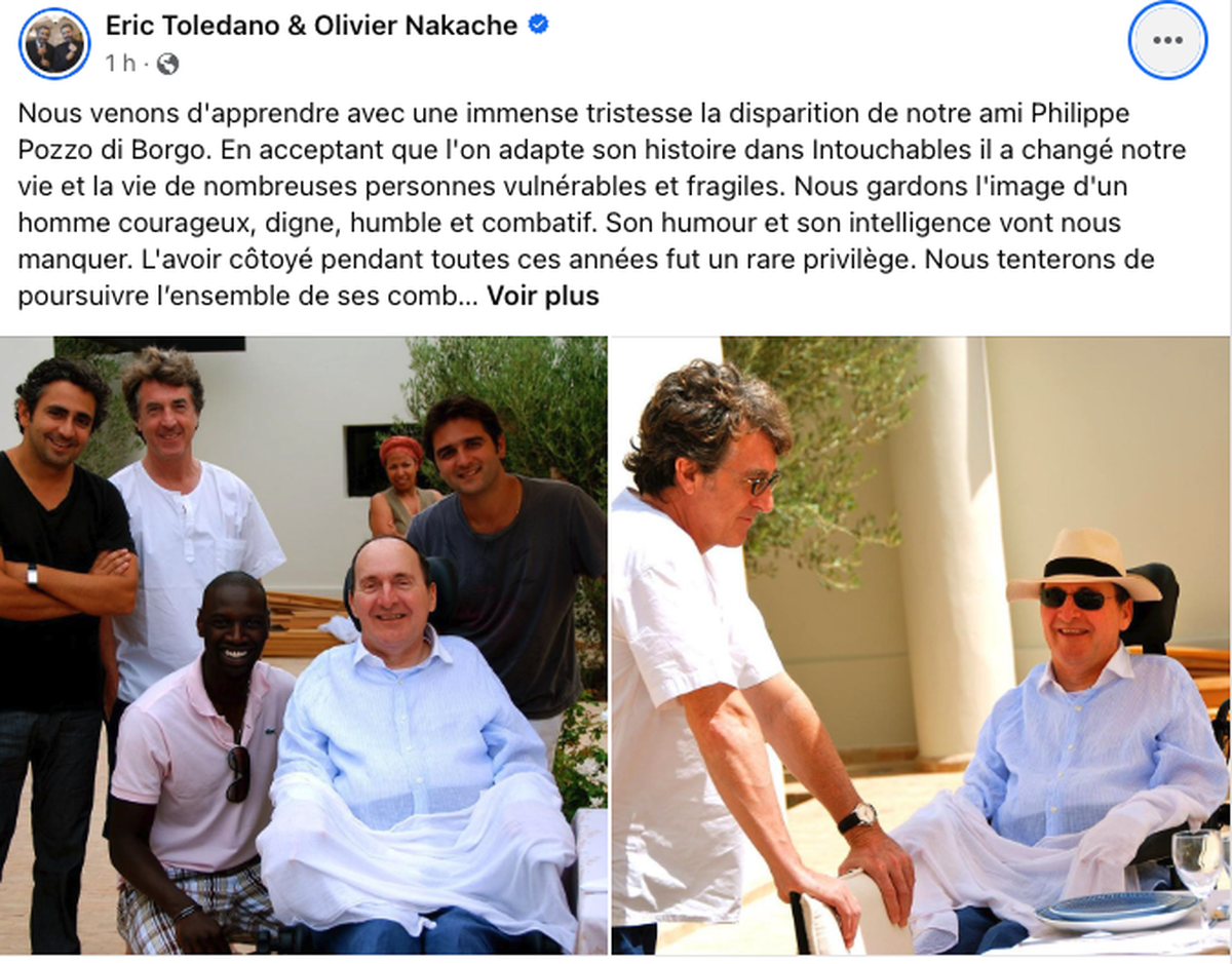 L’homme qui a inspiré le film «Intouchables» est décédé
