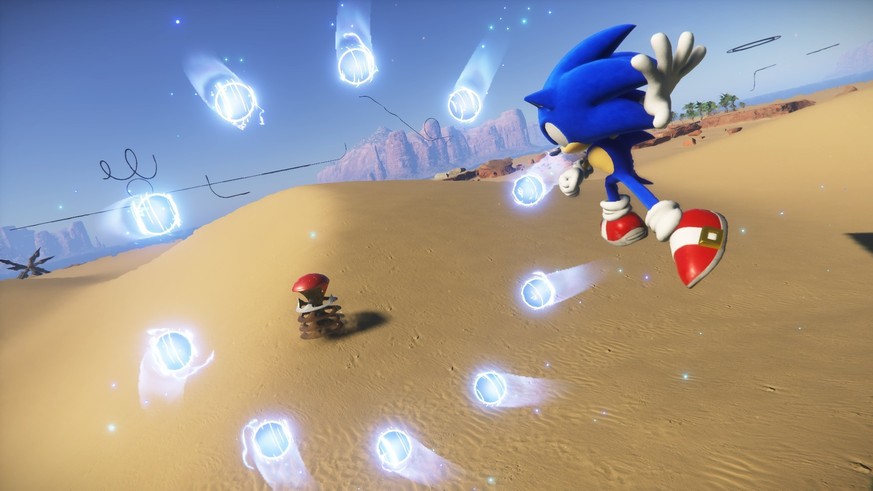 Sonic greift bisweilen auch zu schweren Geschützen.