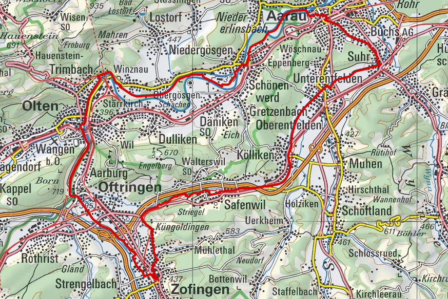 Die schönsten Velo-Ausflüge der Schweiz AARAU