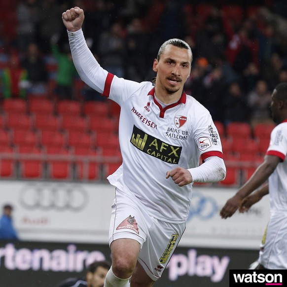 Ibrahimovic im Dress des FC Sion.