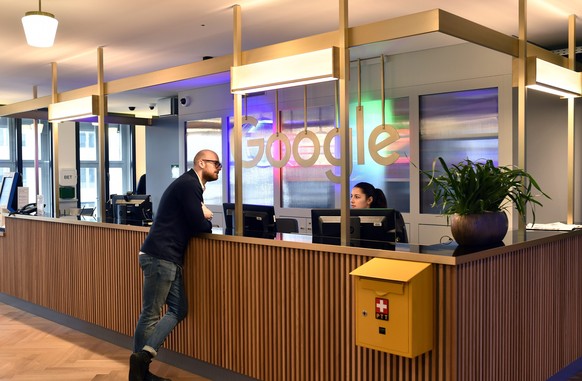 epa05724619 A view of the newly opened Google Office in the Sihlpost Building in Zurich, Switzerland 17 January 2017. Google opened its new offices in Zuerich Sihlpost, together with the rooms in the  ...