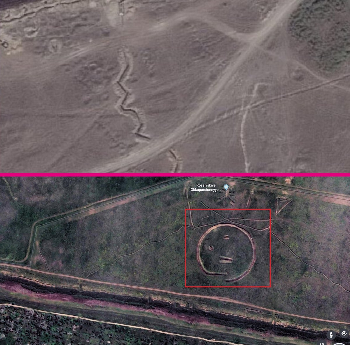 ... retrouvées sur des images satellites.