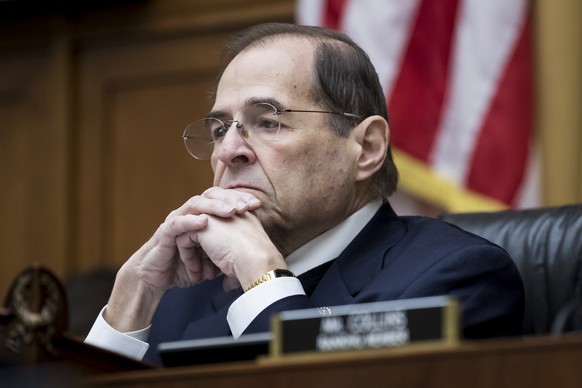 epa07480461 US House Judiciary Committee Chairman Jerry Nadler attends the committee&#039;s hearing on the &#039;Equality Act&#039;; to prohibit discrimination on the basis of sex, gender identity, an ...