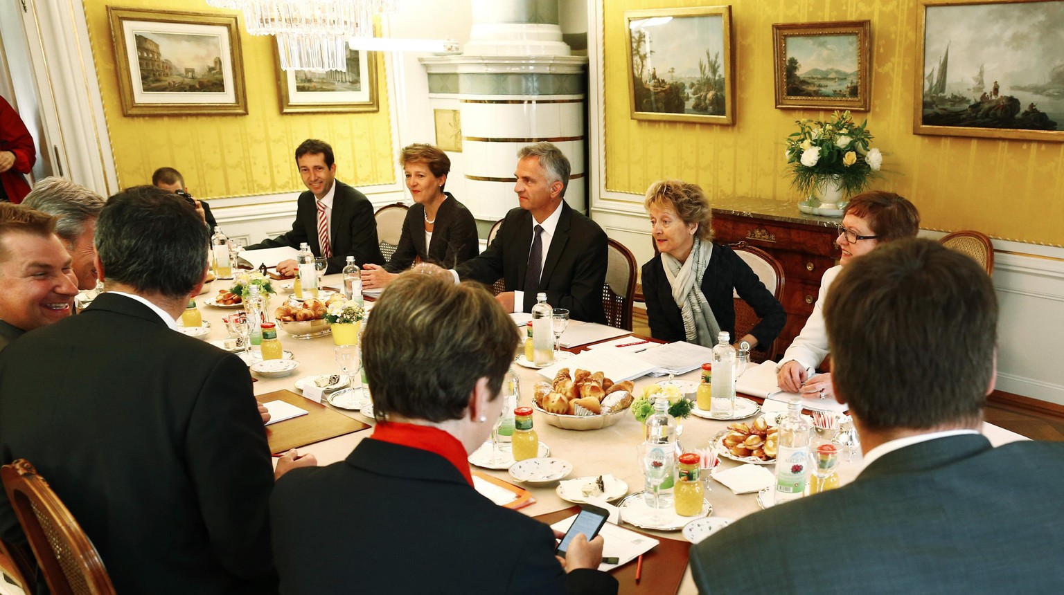 Die Von-Wattenwyl-Gespräche dienen zum Austausch zwischen Parteispitzen und dem Bundesrat.