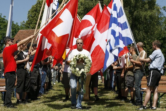 Aufmarsch der Rechtsextremen im Jahr 2008.