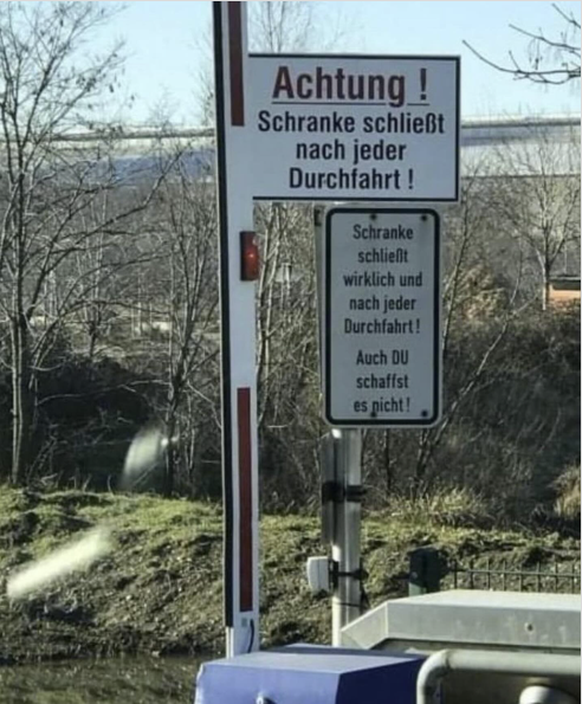 Die lustigten Fails der Woche: Schranke