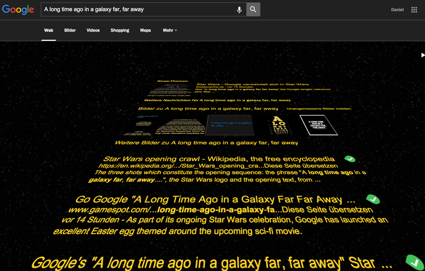 Wenn die Google-Treffer plötzlich so angezeigt werden.