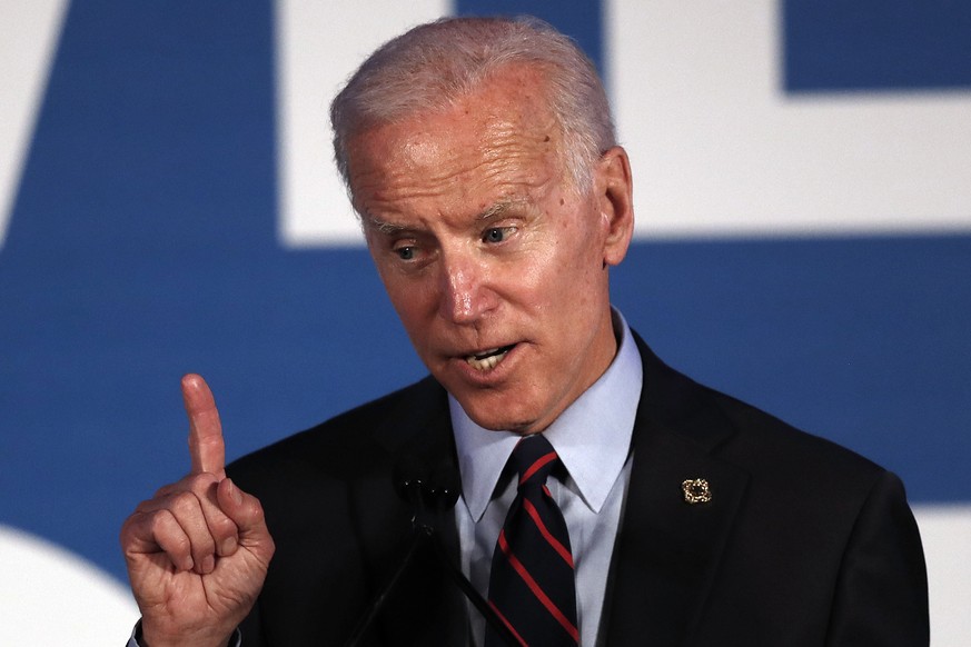 Democratic presidential candidate former Vice President Joe Biden speaks during the I Will Vote Fundraising Gala Thursday, June 6, 2019, in Atlanta. (AP Photo/John Bazemore)