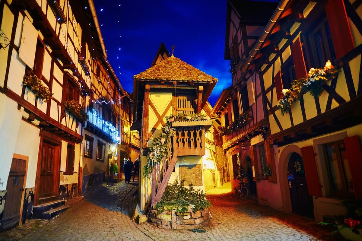 Eguisheim Elsass Rauszeit Weihnachtsmärkte