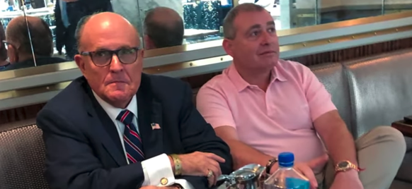 Rudi Giuliani mit Lev Parnas.