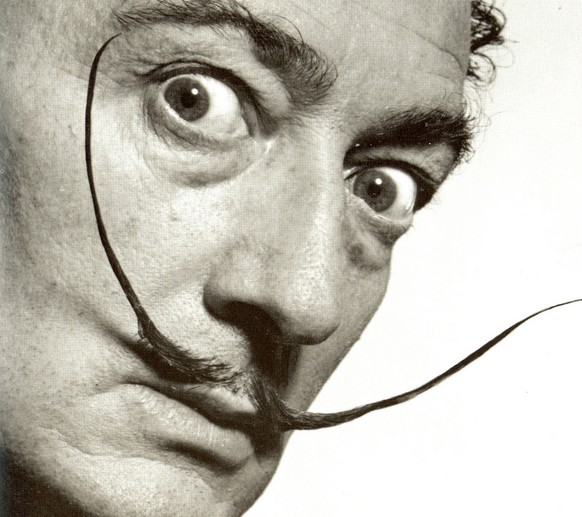 This photo provided by the Philippe Halsman Archive, via the High Museum of Art shows artist Salvador Dali in a 1953 portrait by photographer Philippe Halsman. It is part of the exhibit &quot;Salvador ...