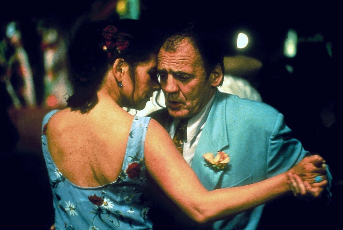 Filmstill aus Silvio Sondinis Film 'Pane e tulipani' mit Bruno Ganz, rechts, in der Hauptrolle. Ganz ist am 24. Januar 2001 an den 36. Solothurner Filmtagen in Solothurn als bester Schauspie ...