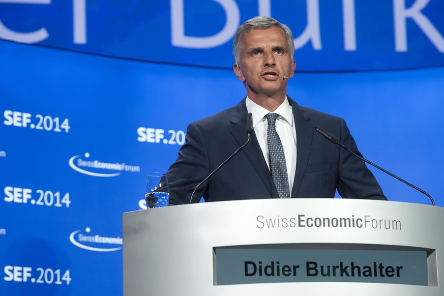 Bundespräsident Burkhalter heute am Swiss Economic Forum