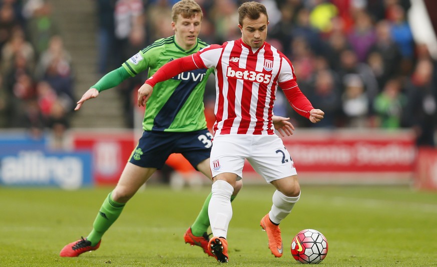 Xherdan Shaqiri spielt in der Premier League für Stoke City.