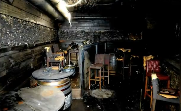 Bar Le Constellation in Crans-Montana nach Brand