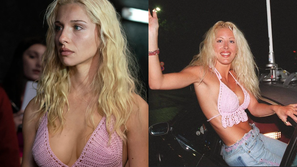 Marie Colomb en Loana (à gauche) et la véritable Loana.
