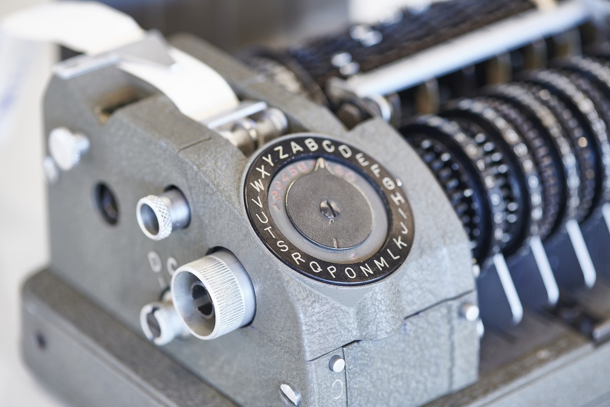 Chiffriermaschine CX-52 der Crypto AG.