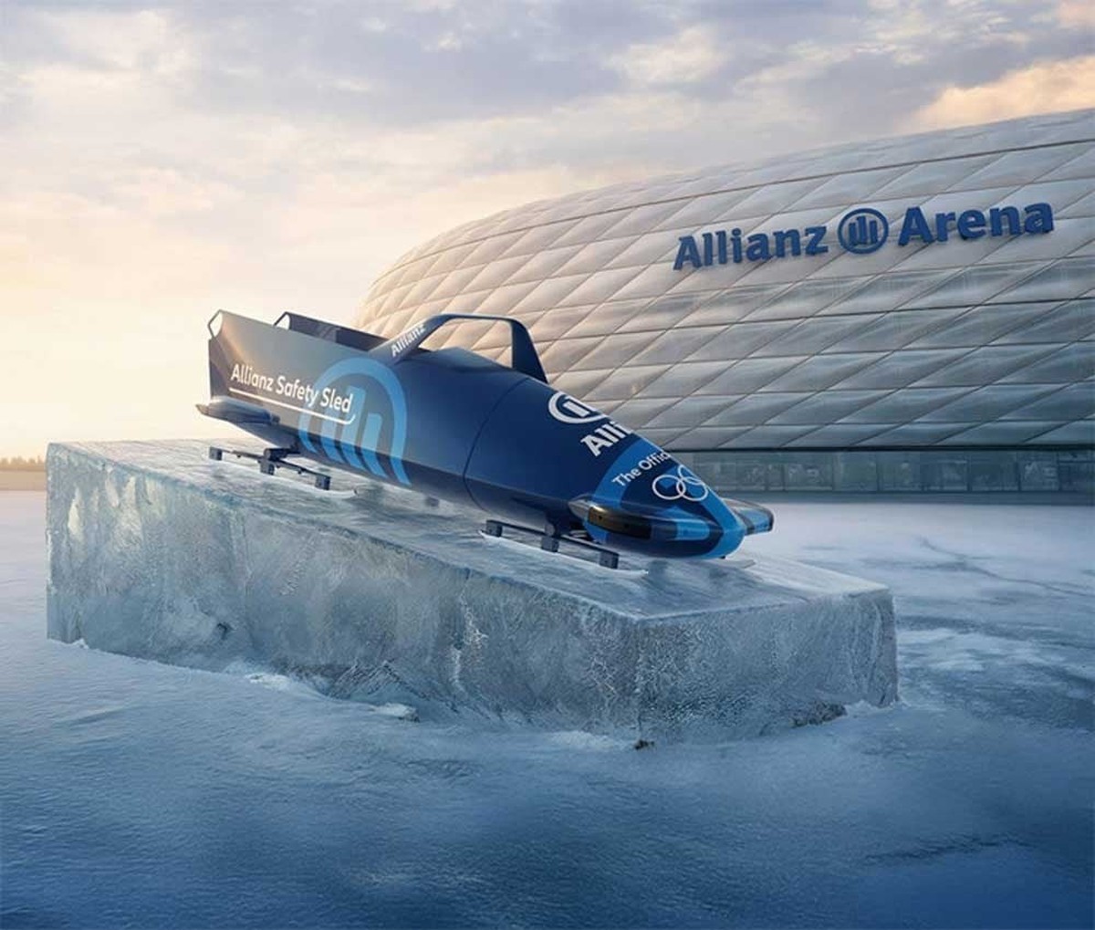 Le bob Allianz équipé du halo.