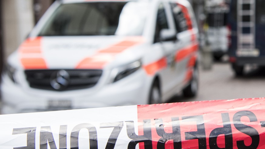 The police shut down the old town of Schaffhausen in Switzerland, while the police searches for an unknown man, on Monday, July 24, 2017. According to the police at least five people were injured two  ...
