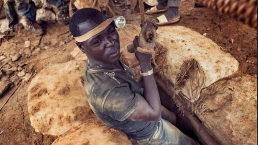Eine Goldmine in Togo: Berichten zu folge sollen auch Kinder eingesetzt worden sein.