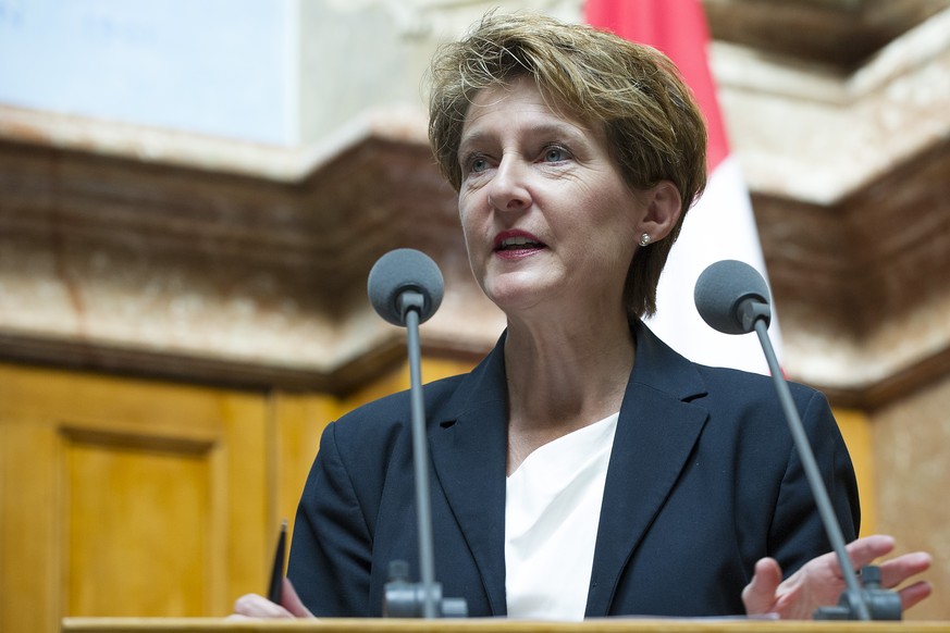 Justizministerin Simonetta Sommaruga .