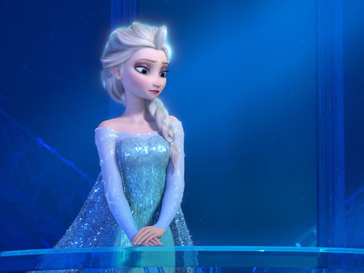 This image provided by Disney shows a teenage Elsa the Snow Queen, voiced by Idina Menzel, in a scene from the animated feature "Frozen." Although the animated film opened late in 2013, the  ...
