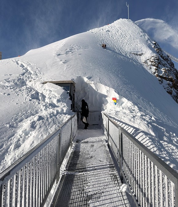 Gletscher 3000 19. Februar 2026 Neuschnee Les Diablerets Scex Rouge Glacier 3000