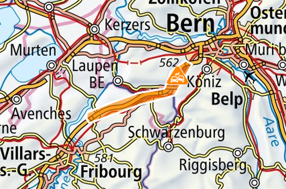 A12: in beide Richtungen gesperrt.