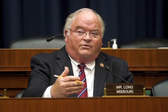 FILE - Rep. Billy Long, R-Mo., asks questions during hearing May 14, 2020, on Capitol Hill in Washington. (Greg Nash/Pool via AP, File)
Trump Ambassadorships