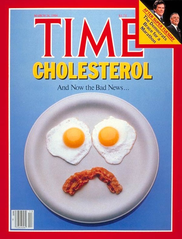 Time magazine 1984 cholesterin cholesterol bad news schlechte nachrichten speck
