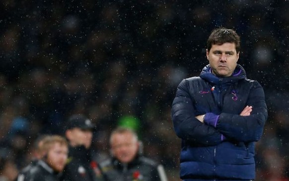 Pochettino stand im Regen.