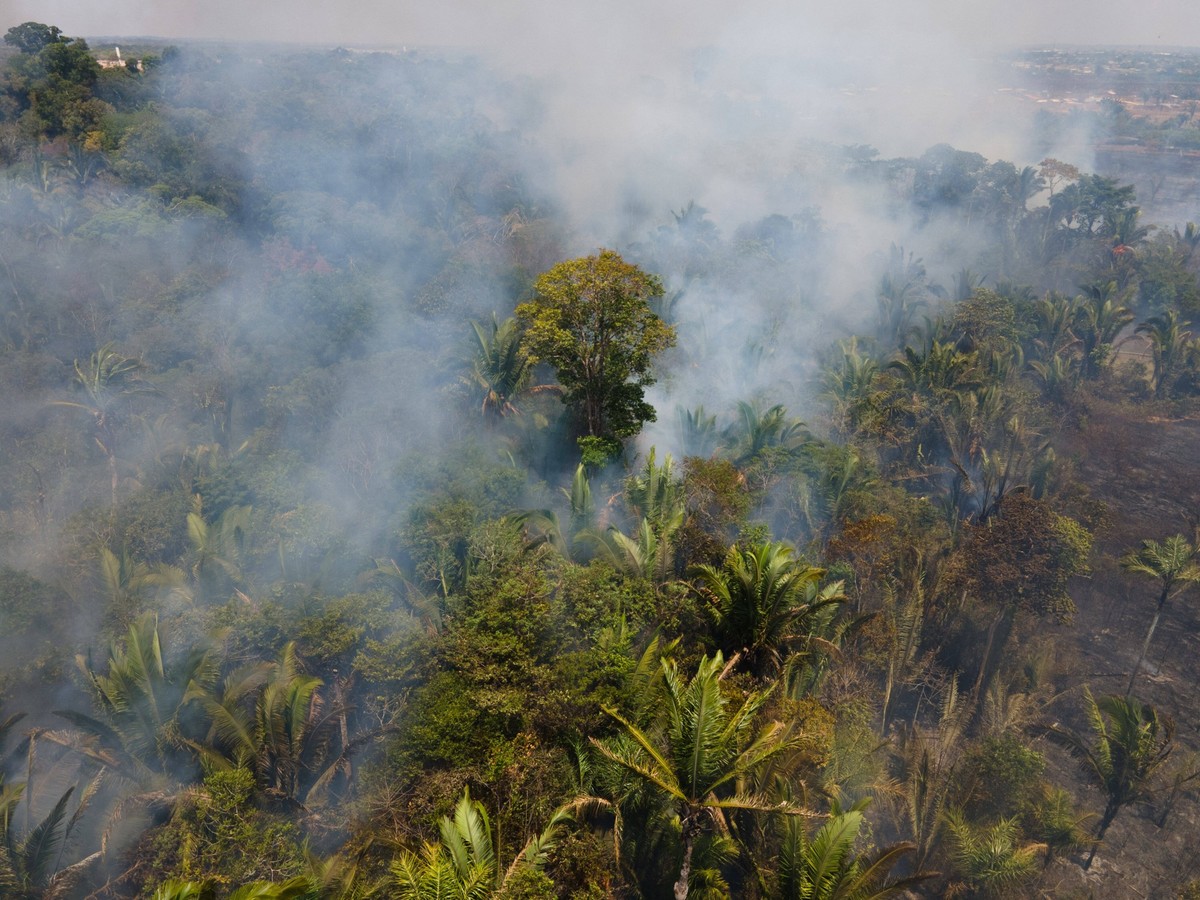 September 7, 2021, Porto Velho, Rondonia, Brazil: Burning of the Amazon Forest, in the city of Porto Velho, in the state of Rondo nia, on the afternoon of Tuesday 7th September. In June, the federal g ...