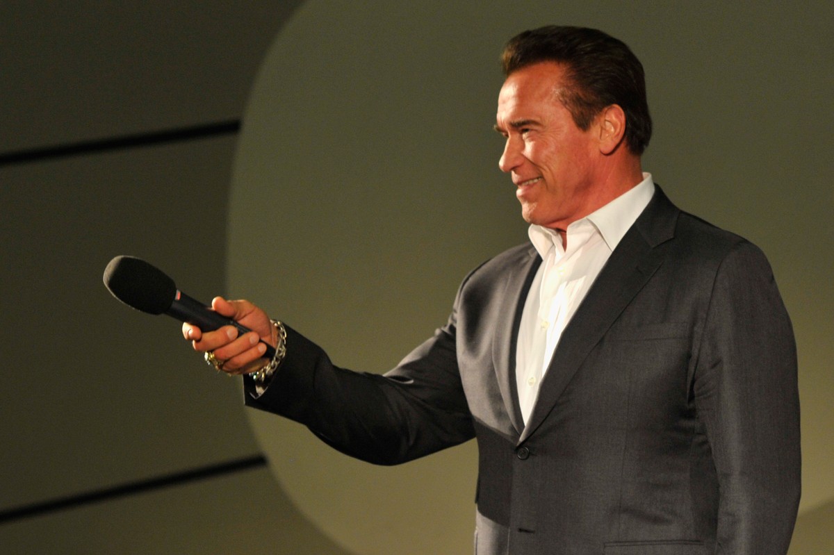 «Das letzte Mal, als ich hier war, sagte ich: I'll be back.» Was sonst. Arnie vor Zürcher Publikum. Das Zurich Film Festival schenkt ihm einen Award für sein Lebenswerk.