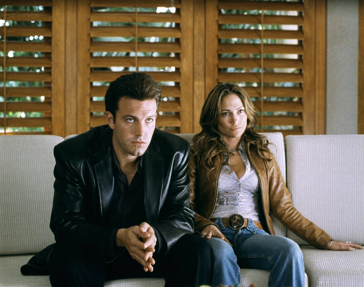 Ben Affleck &amp; Jennifer Lopez Characters: Larry Gigli &amp; Ricki Film: Gigli USA 2003 Director: Martin Brest 27 July 2003 PUBLICATIONxINxGERxSUIxAUTxONLY Copyright: MaryxEvansxAFxArchivexColumbia  ...