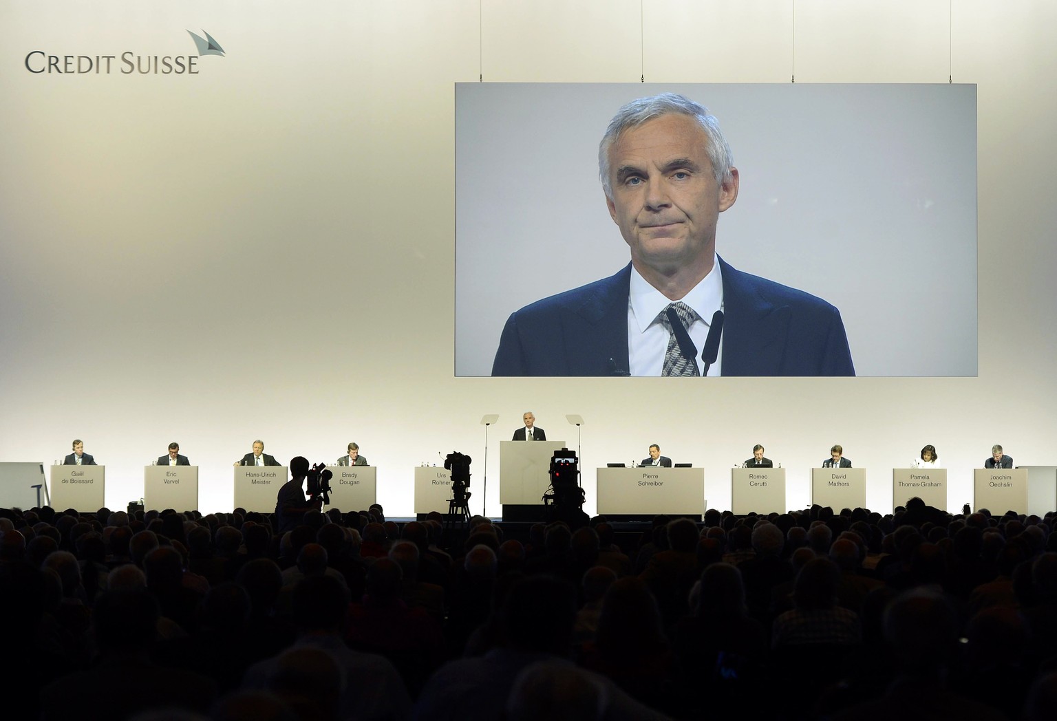 CS-Präsident Rohner an der Generalversammlung von letzter Woche: «Soweit Fehler vorliegen, muss die Bank Verantwortung übernehmen.»