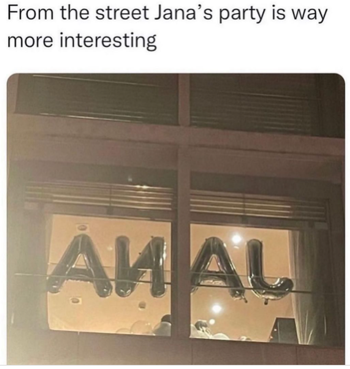 Faildienstag: Janas Party Ballons umgekehrt ergibt anal. hihihi