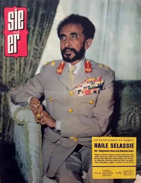 Die Zeitschrift Sie und Er vom 25. November 1954 mit dem Staatsbesuch als Titelthema.