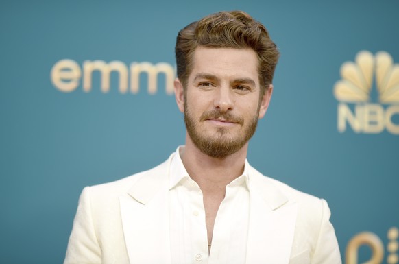 Andrew Garfield arrives at the 74th Primetime Emmy Awards on Monday, Sept. 12, 2022, at the Microsoft Theater in Los Angeles. (Photo by Richard Shotwell/Invision/AP)
Andrew Garfield