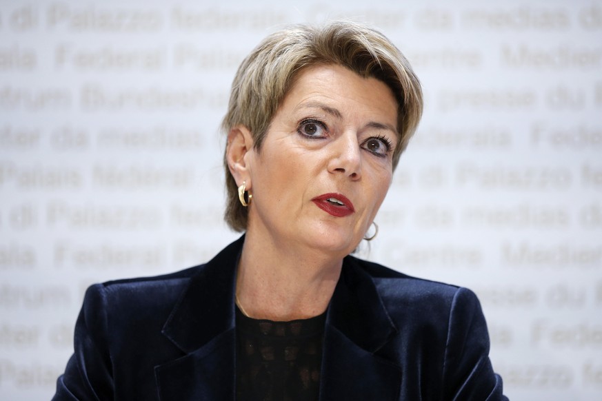 Bundesrätin Karin Keller-Sutter.
